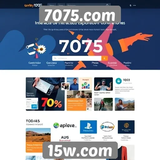 Análise da interface de usuário do 7075.com